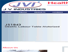 Tablet Screenshot of jvihealthcare.com